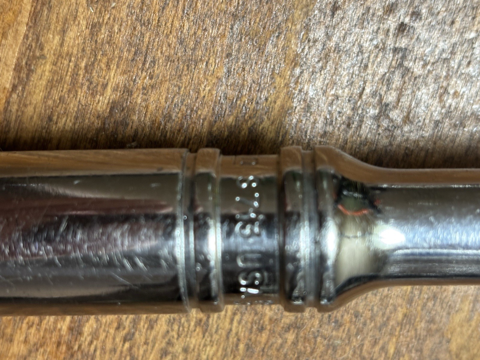 1/2 Drive SNAP ON polished Ratchet, Used But No Engraving Or Abuse
