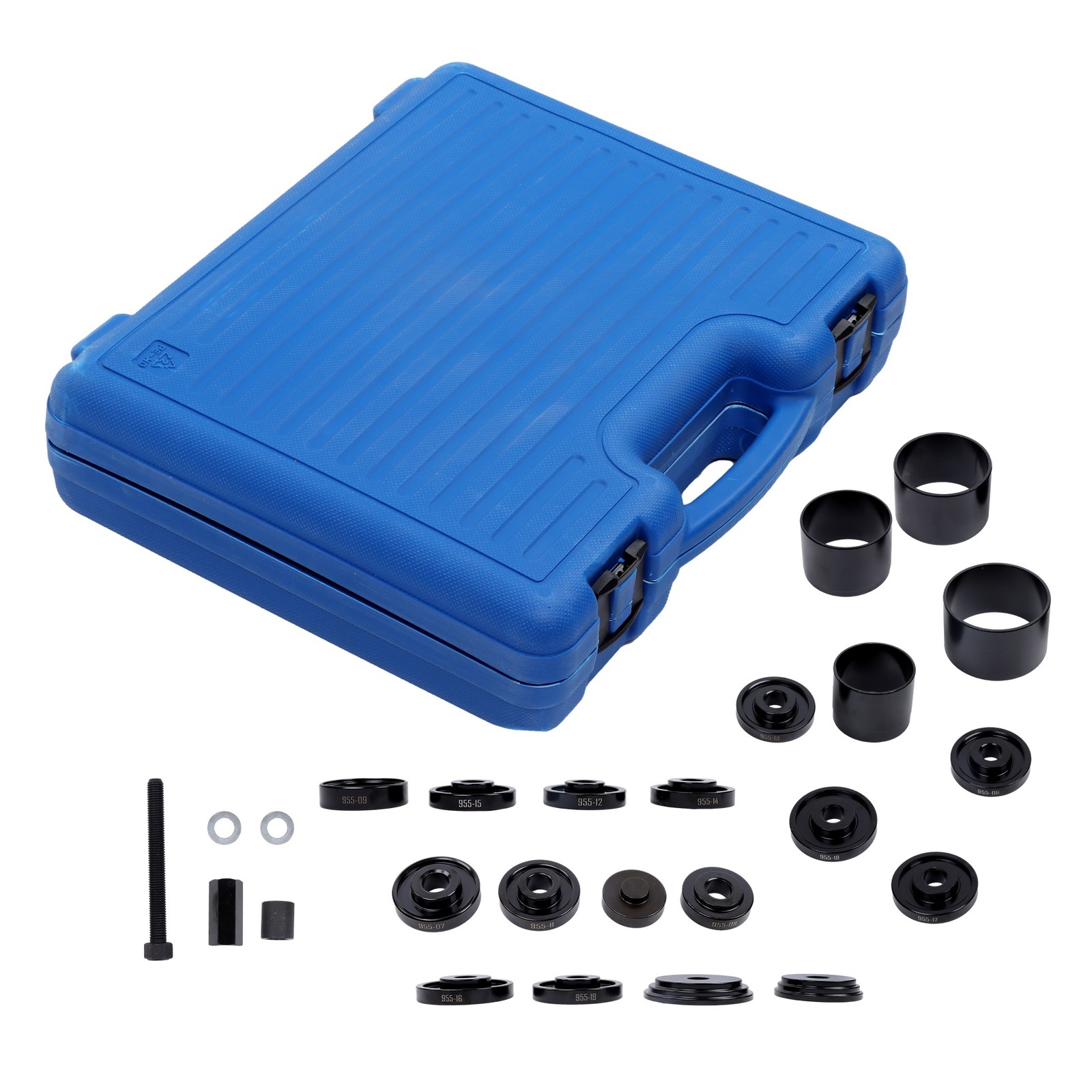 25Pcs Master Front Wheel Drive Bearing Puller Removal Installer Adapter Kit