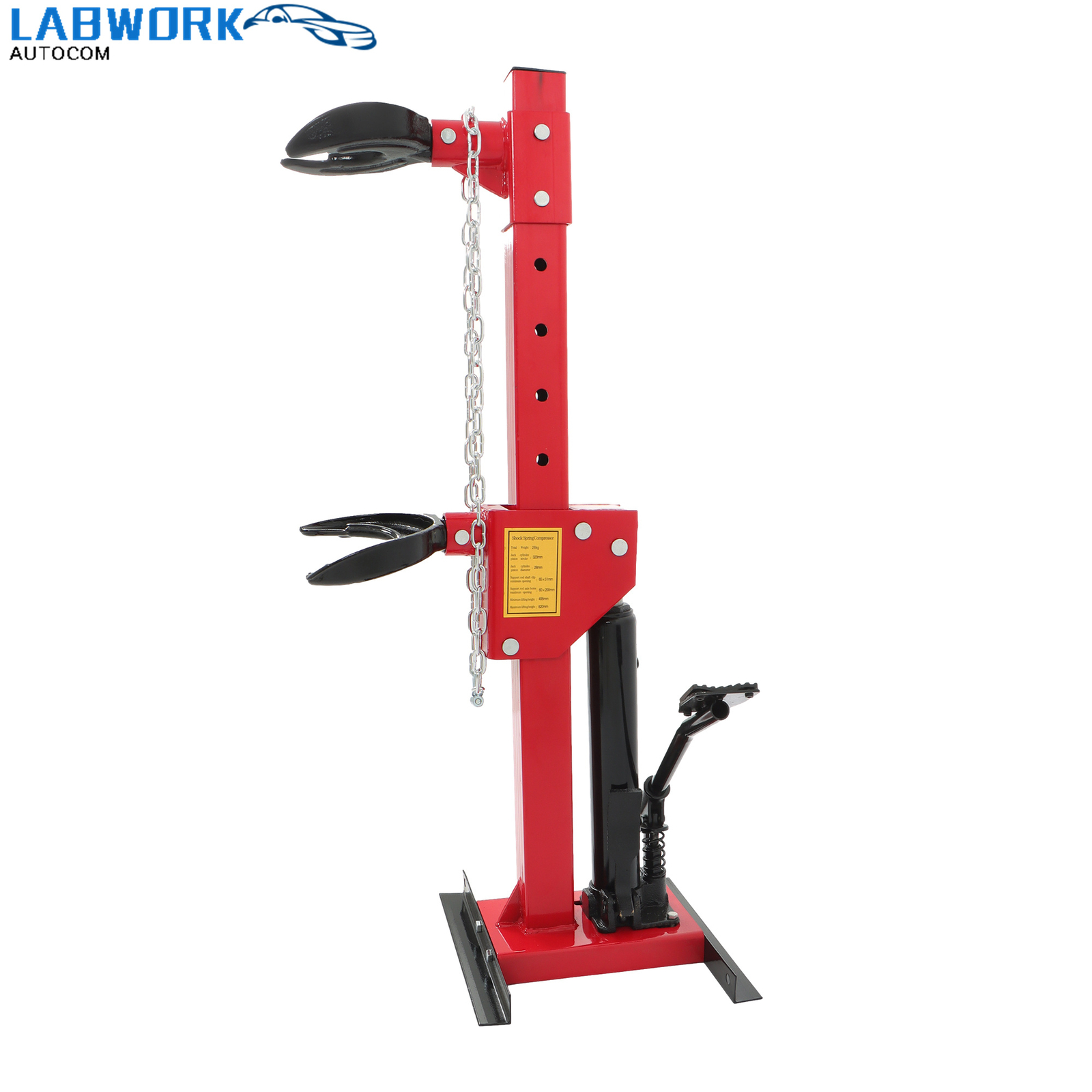 4.5T Strut Coil Spring Compressor Hydraulic Compressor Tool with 4 Spring Clasps