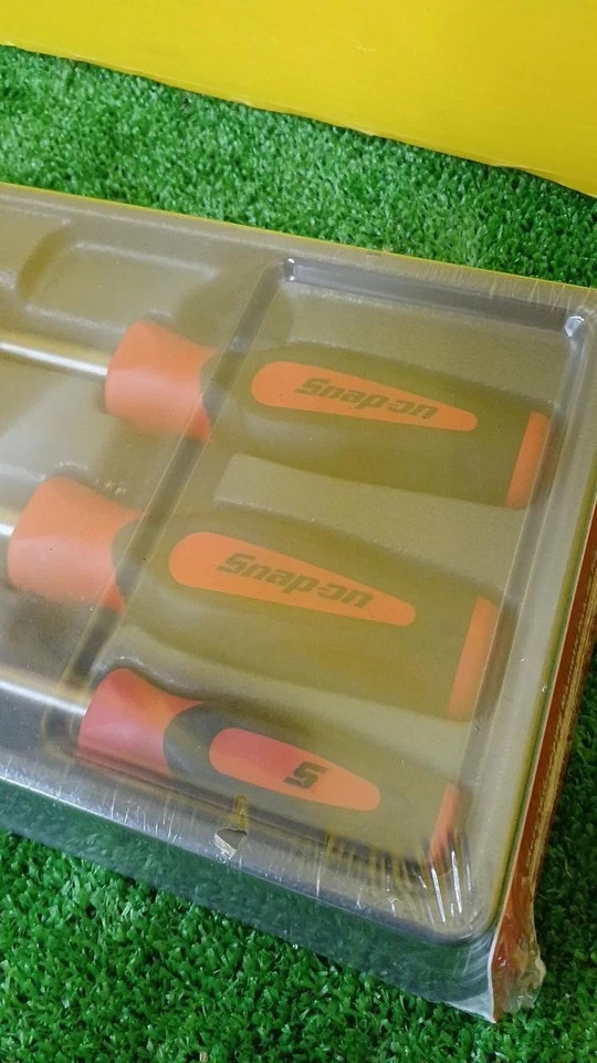 Used Snap-on PTM30DT DARK TITANIUM 3pc Magnetic Extendable Pick-up Tool Set JPN