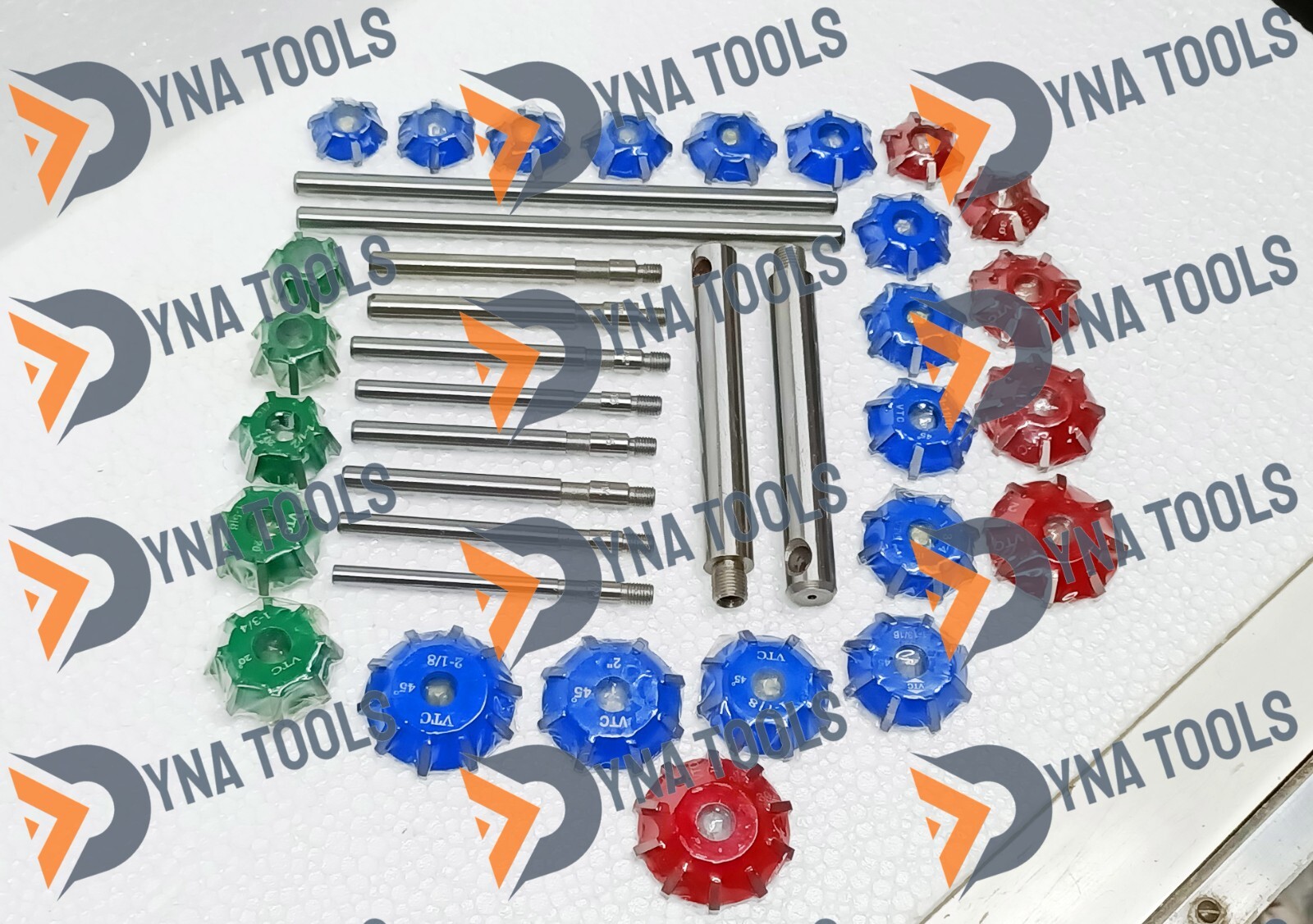 New Motorcycles 3 angle Valve Job Seat Cutter Set Carbide Tipped Best Quality