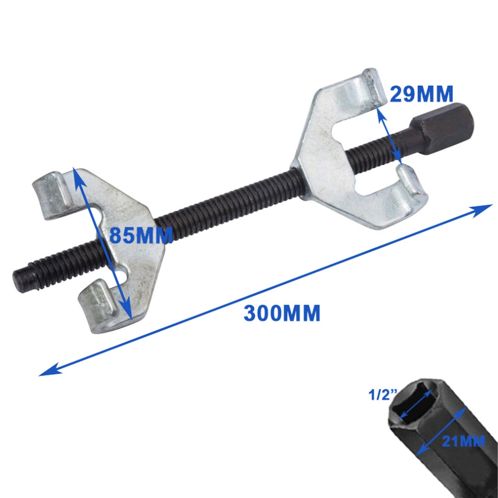 BlueSpot Coil Spring Compressor Set Suspension Clamps 260mm Tool For Car