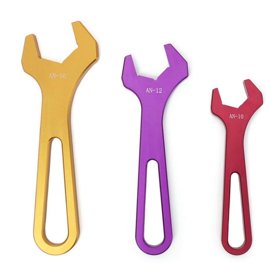AN Fitting Wrench Set AN4 AN6 AN8 AN10 AN12 AN16 Aluminum Spanner Wrenches 6 Pcs
