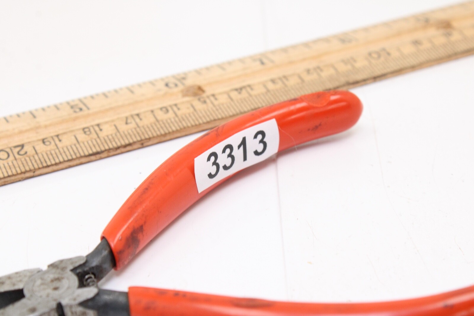 Jensen 1B007 4-1/2″ Miniature Needle Nose Red Rubber Handle Pliers USA