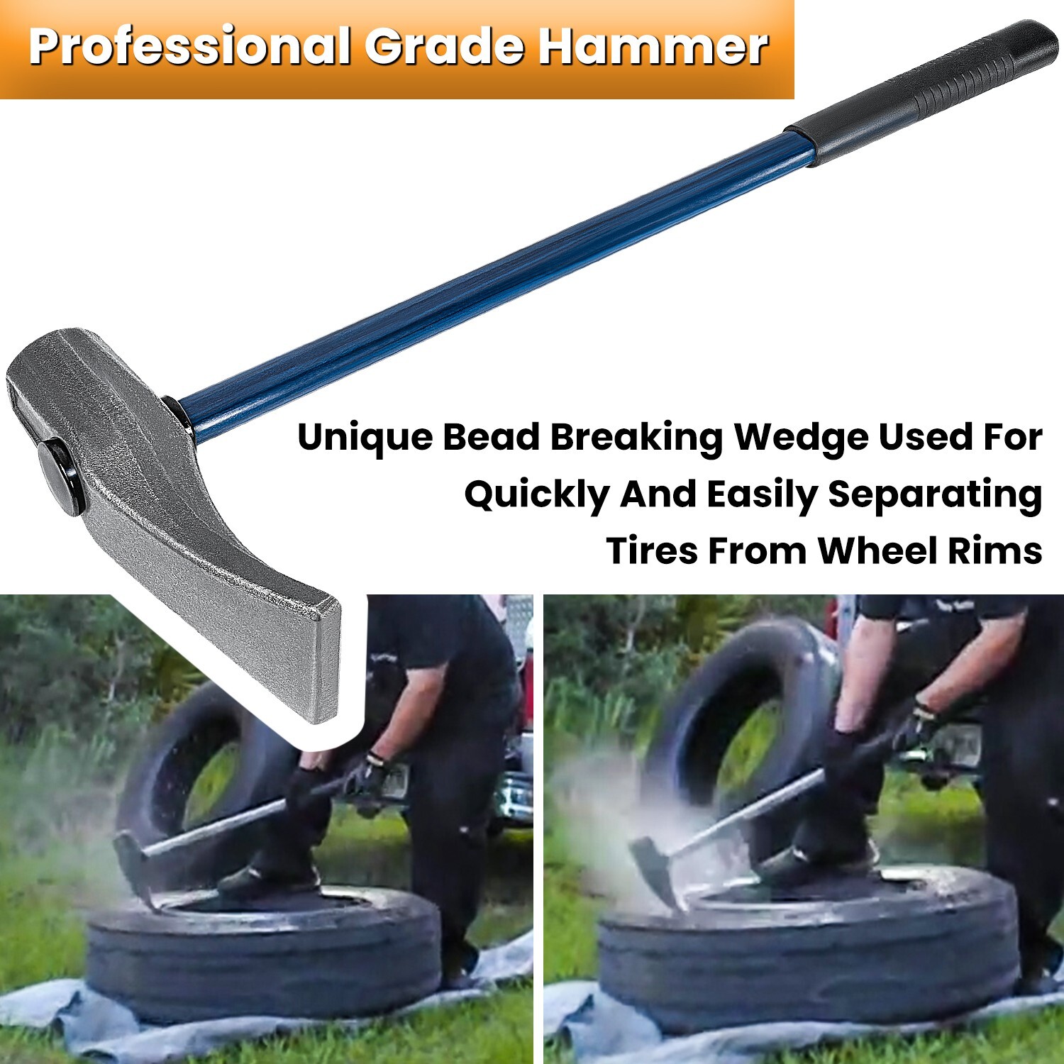Replace for Ken-Tool 35429 Tire Bead Breaker Wedge TG11E Tire Hammer 32 in, STL