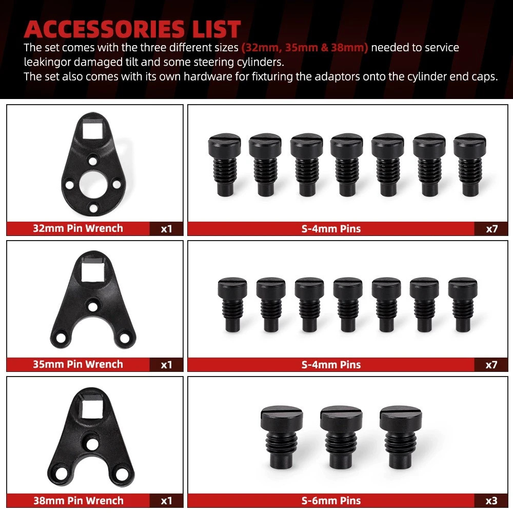 Trim Tilt Pin Wrench Tool Set MT0004 MT0006 MT0009 for Yamaha Suzuki 1997-2026