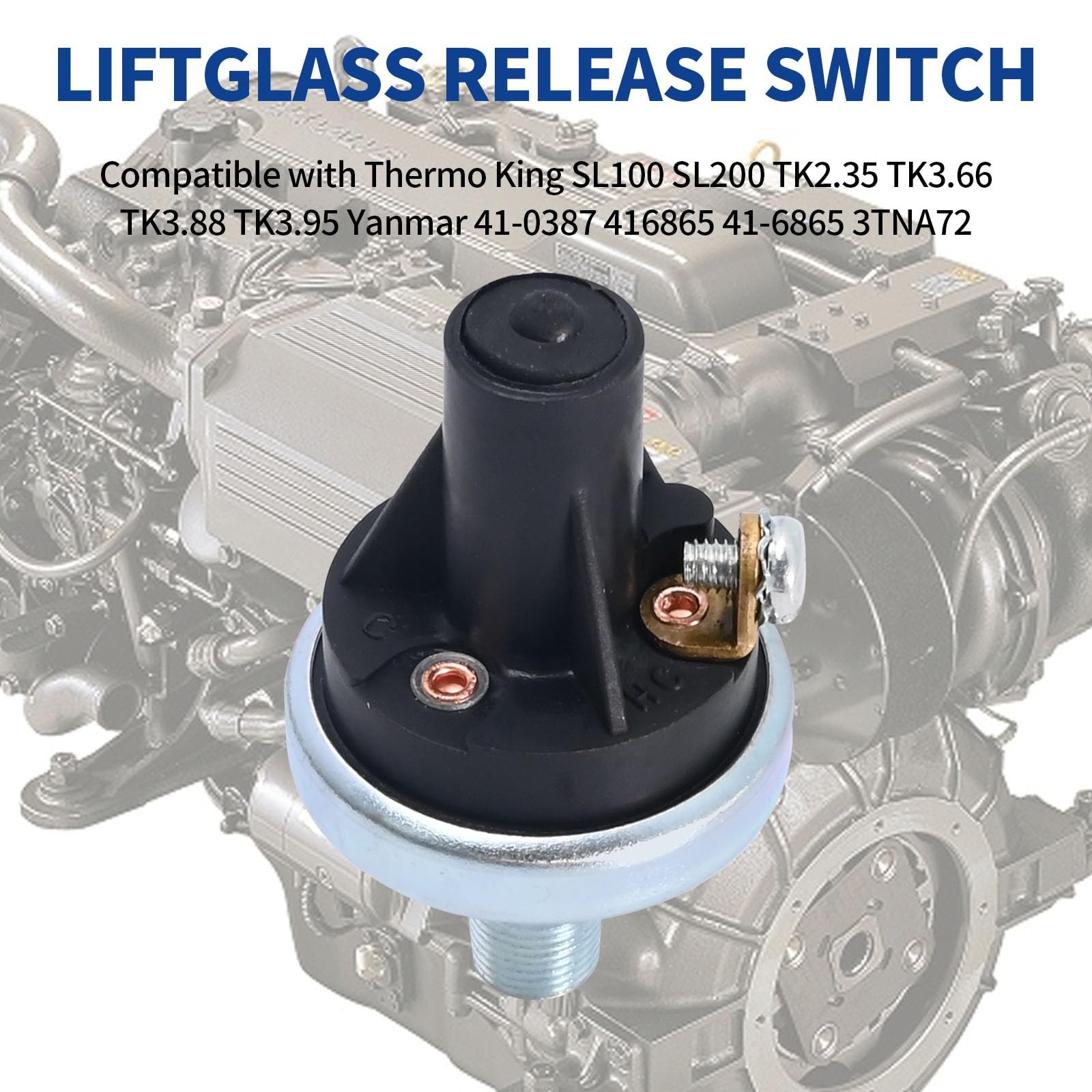 Oil Pressure Switch 41-0387 Replacement for Thermo King SL100 SL200 Pro