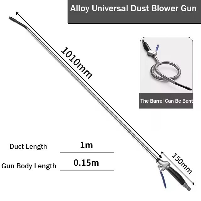 Universal High-Pressure Dust Removal Gun Air Blowing Woodworking Air Blowing Gun