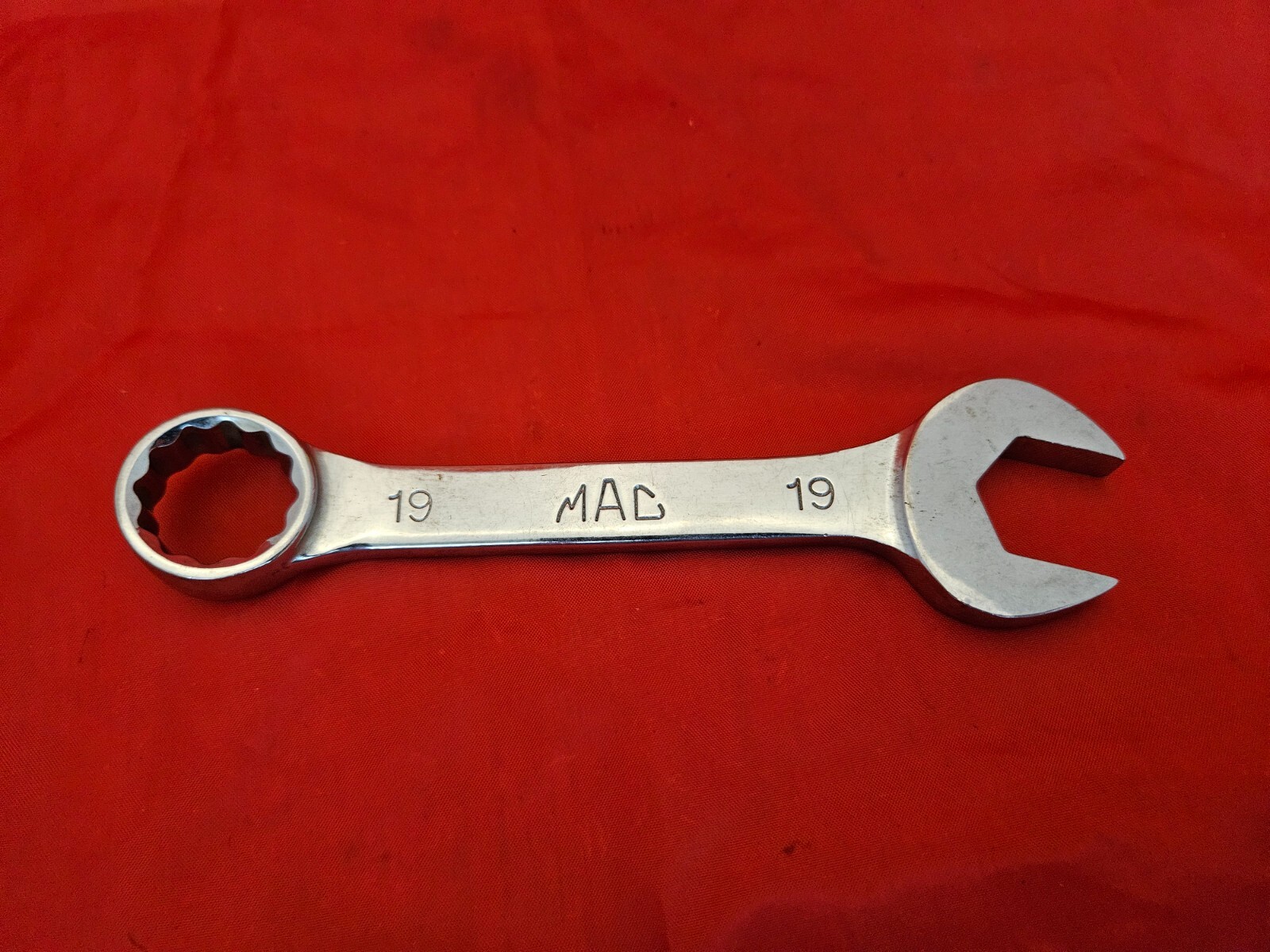 MAC CS219MMR 19mm 12 Point Stubby Combination Wrench Metric USA S10