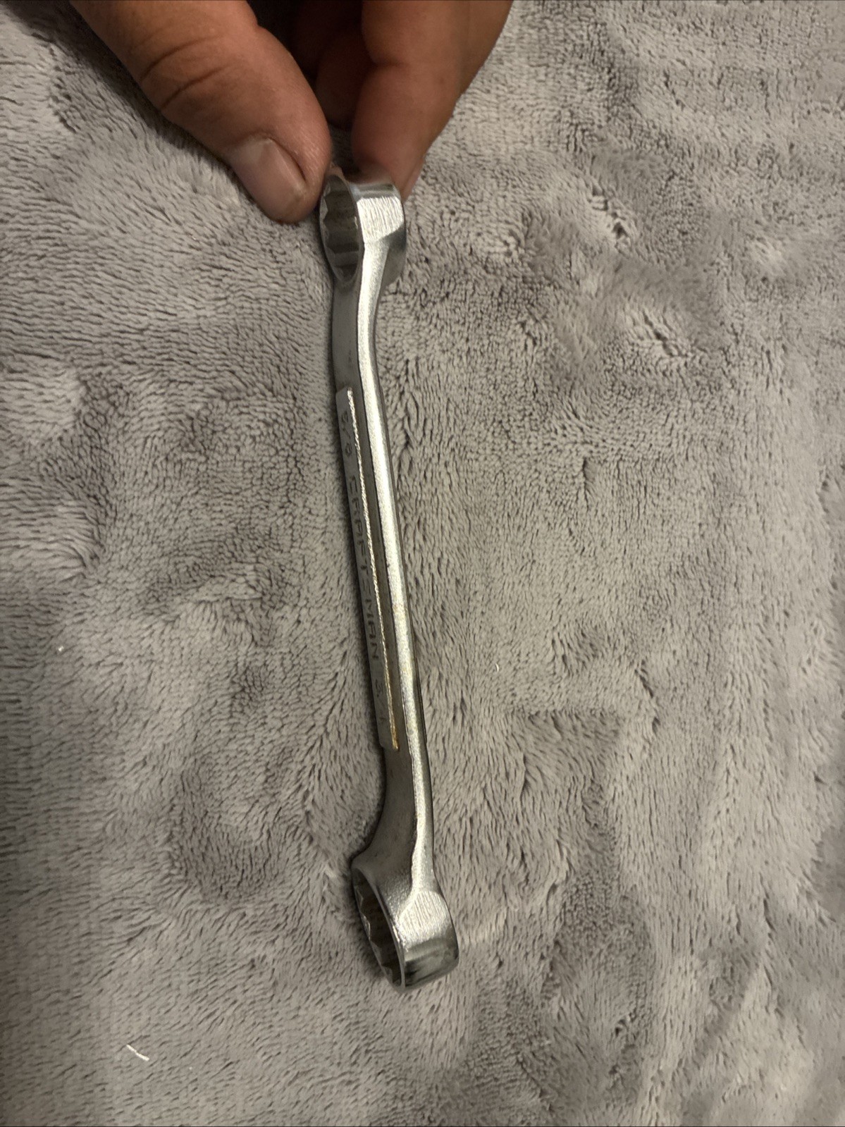 Craftsman 5/8″ x 3/4″ Double Box End Wrench Stubby -VV-43862 12-pt ~ Made in USA