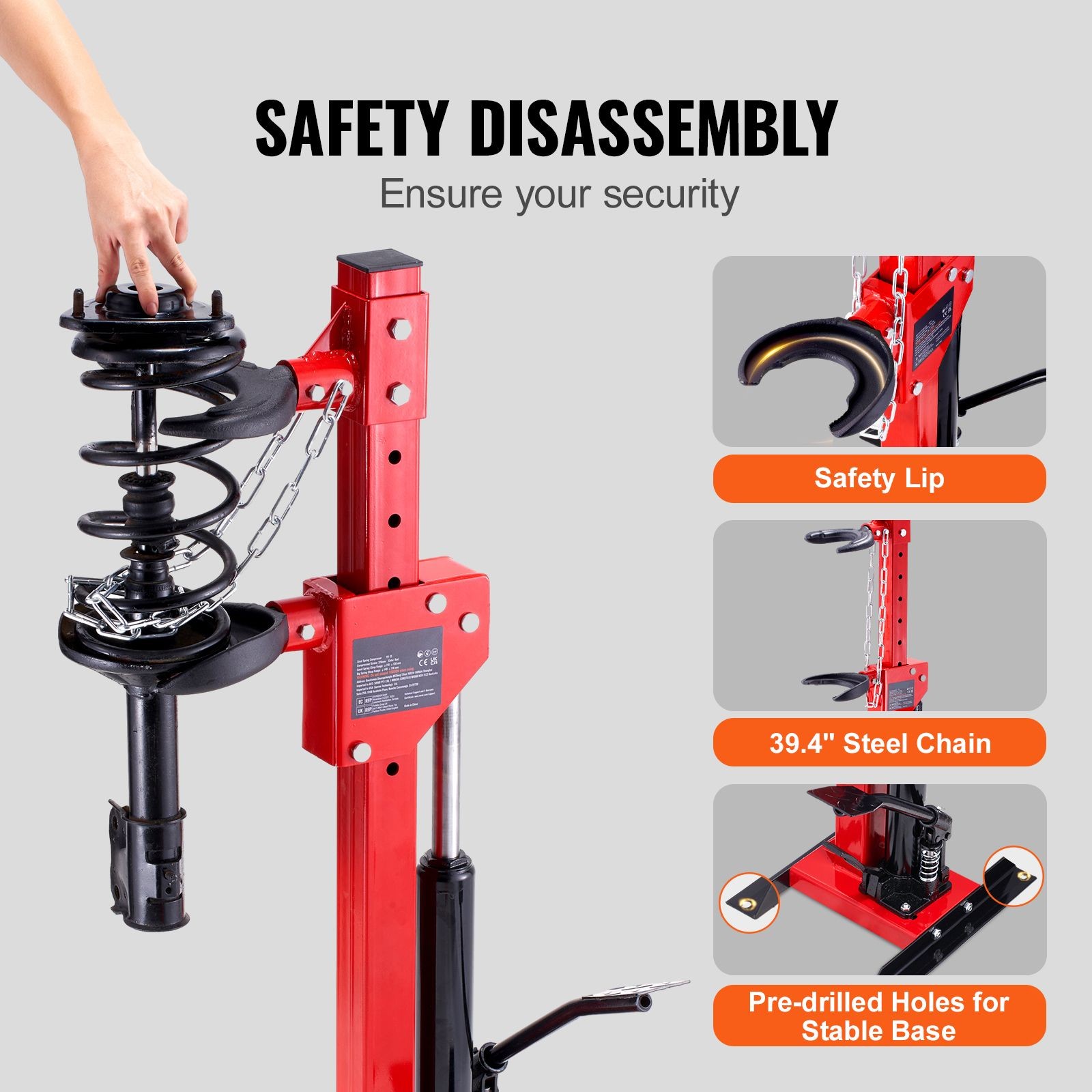 Hydraulic Spring Compressor 1 Ton/4.5 Ton Car Strut Tool