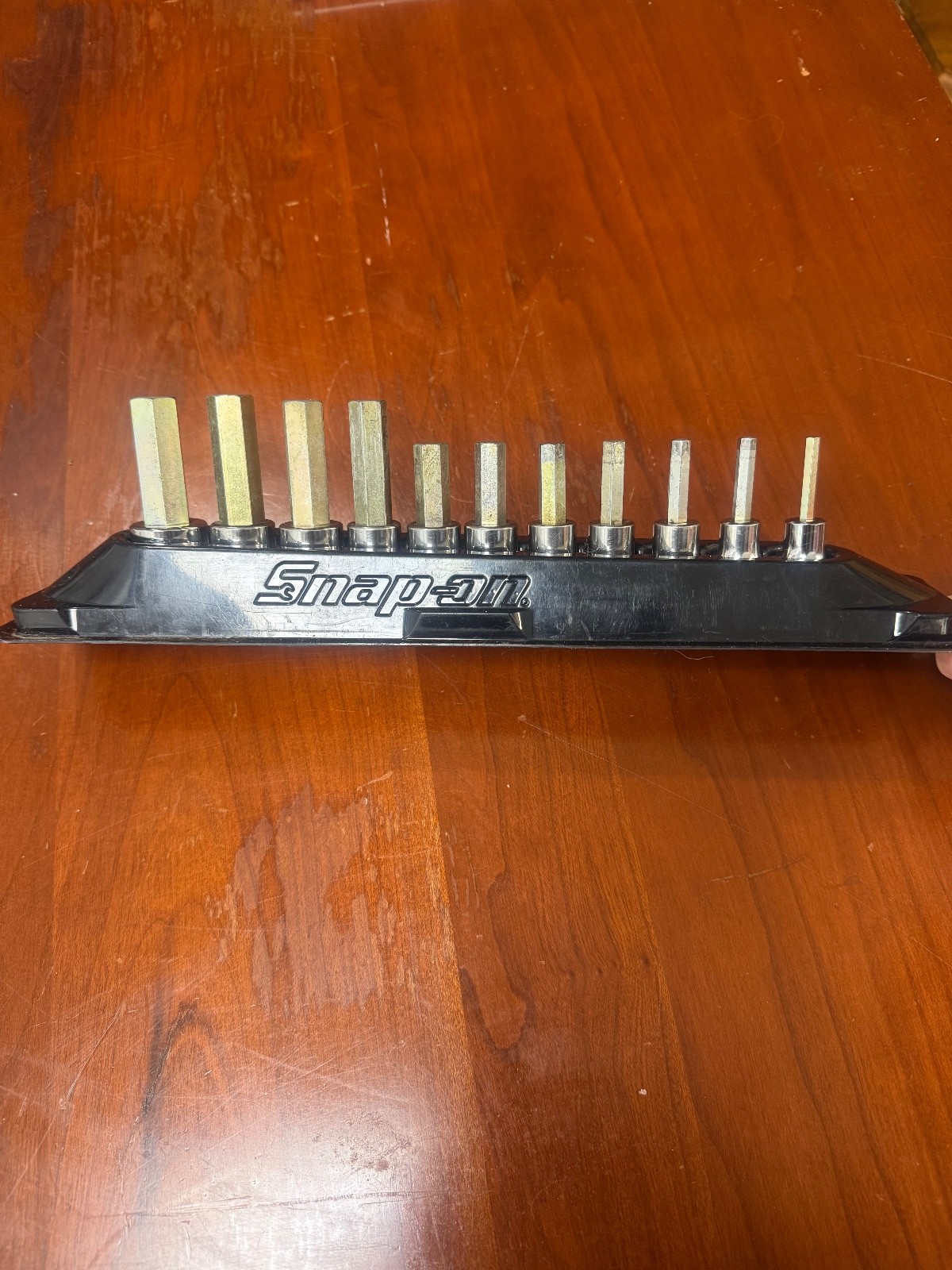 SNAP-ON 11 PIECE 3/8 DRIVE METRIC HEX BIT SOCKET DRIVER SET 4MM TO 14MM