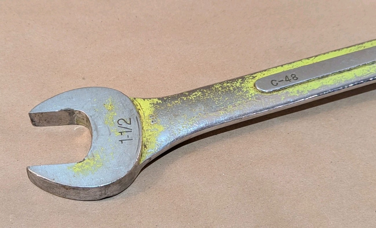 S-K Tools 1-1/2″ Alloy SAE Combination Wrench 12 point C-48 SK USA