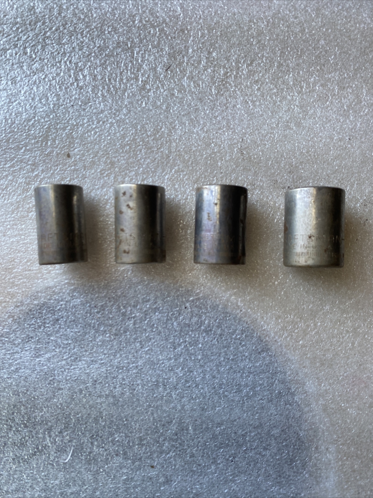Craftsman 4 pc 17MM-21MM 12 Point 1/2″ Drive G1 44237 44267 44238 44249 No 20MM