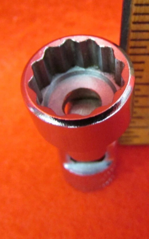 New Snap-on 1/4″ drive 11 mm 12-point Universal Swivel Socket TMUM11 Unused