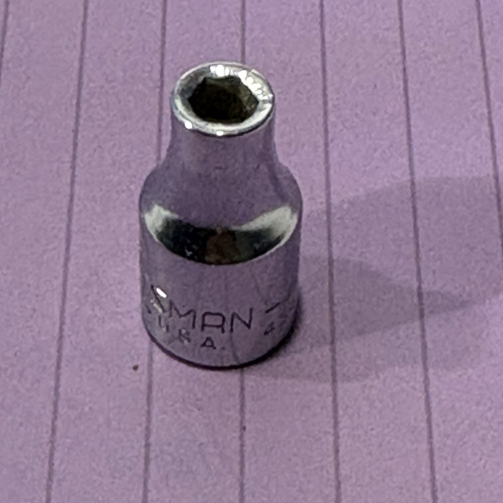 Vtg Craftsman 5/32 Standard Socket SAE 6 Point 1/4″ Drive #43481 G USA