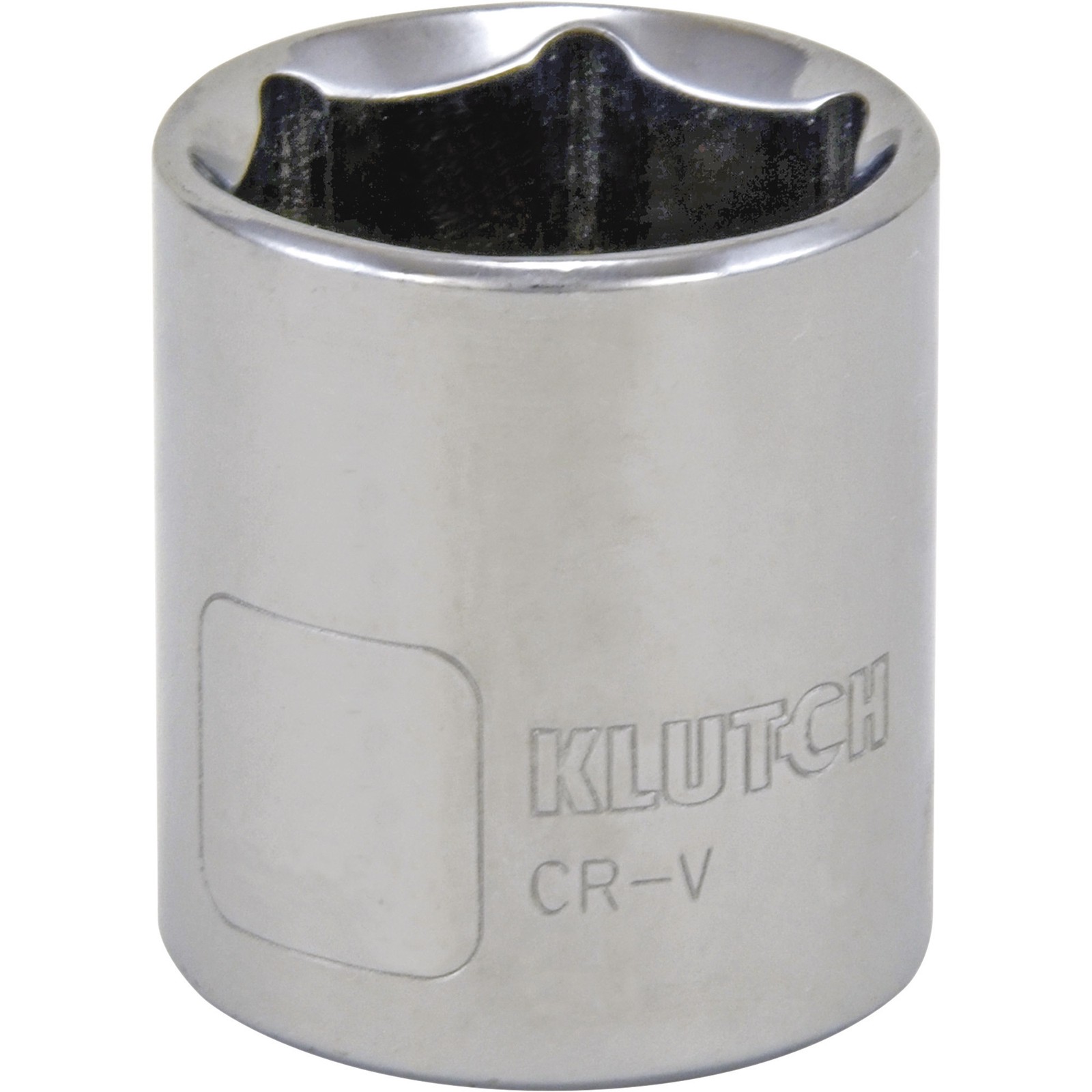 Klutch Socket, Metric, 25mm, 1/2in.-Drive, 6-Pt.