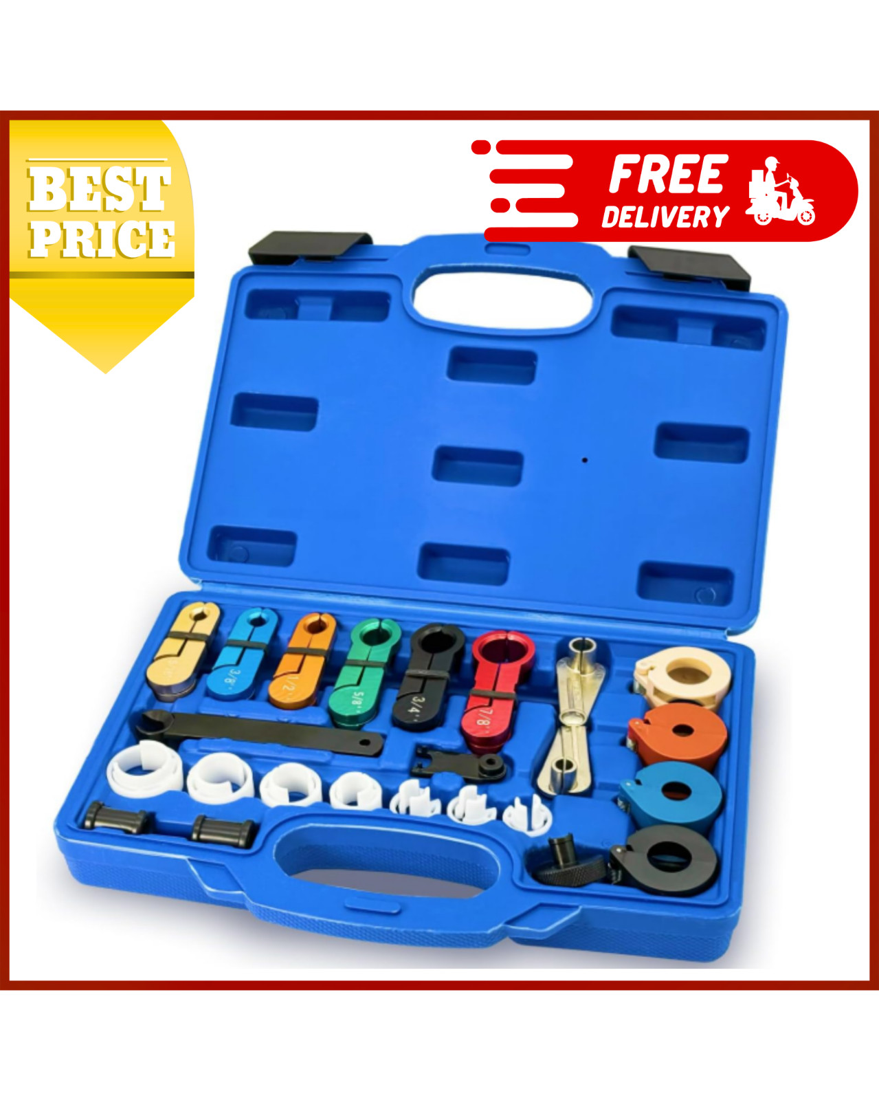 Master Quick Disconnect Tool Set 22pcs Premium Fuel Line Disconnect Tool Set
