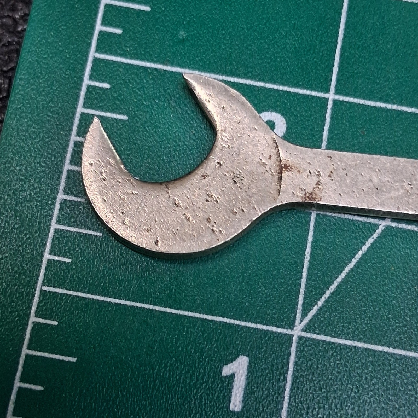 Vintage Oxwall 3/8″ x 7/16″ Chrome SAE 3.5″ Wrench