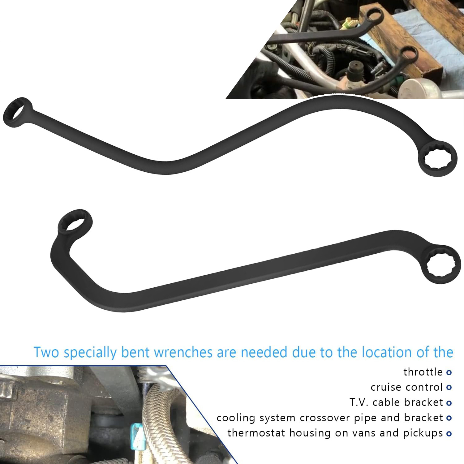 6087 Injection Pump Wrench for 1996-1999 GM Full Size 2WD / 4WD Trucks Vans