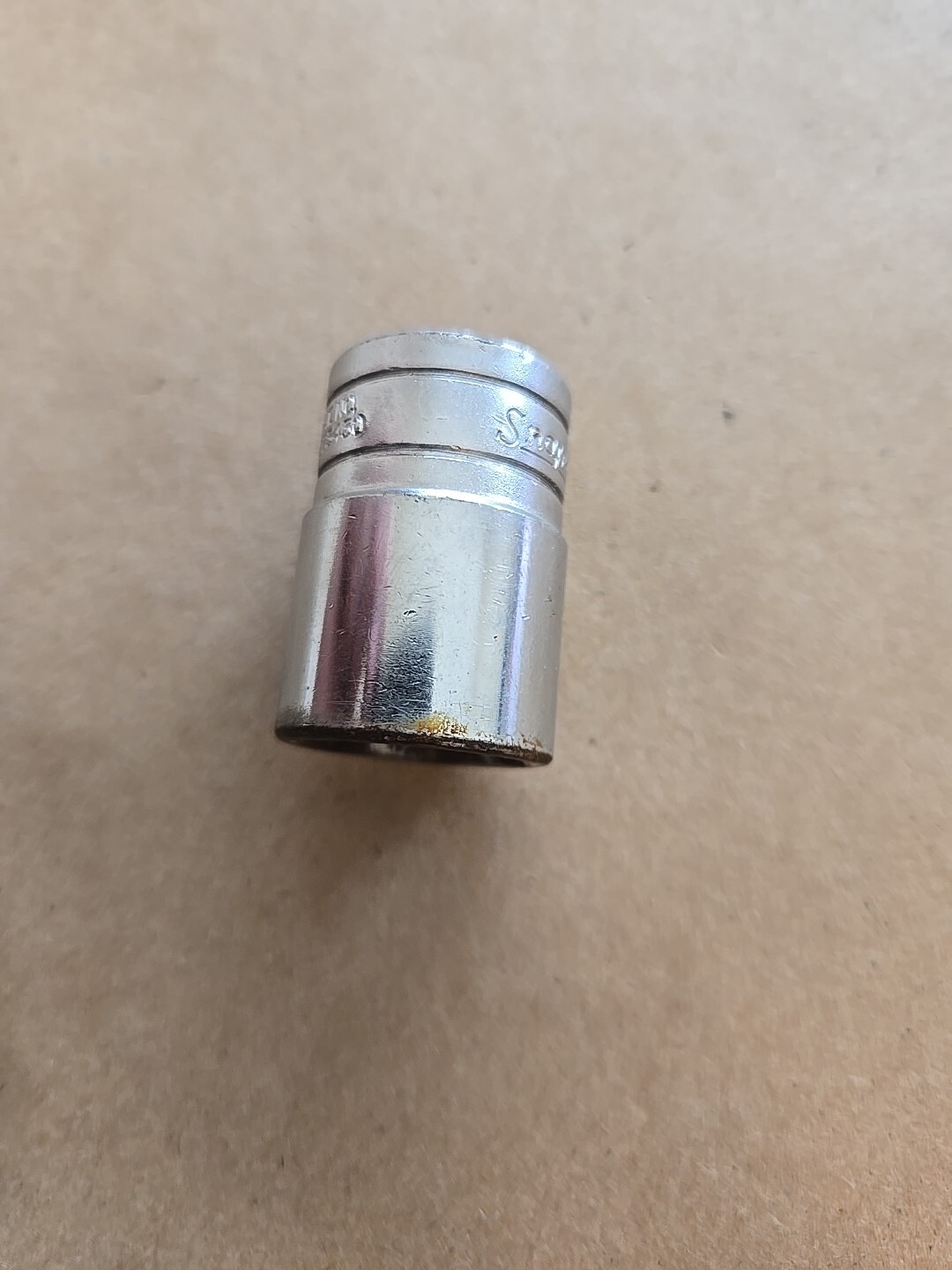 Snap On 1/2″ Drive 3/4″ 6PT Shallow Chrome Socket Worn TW-241