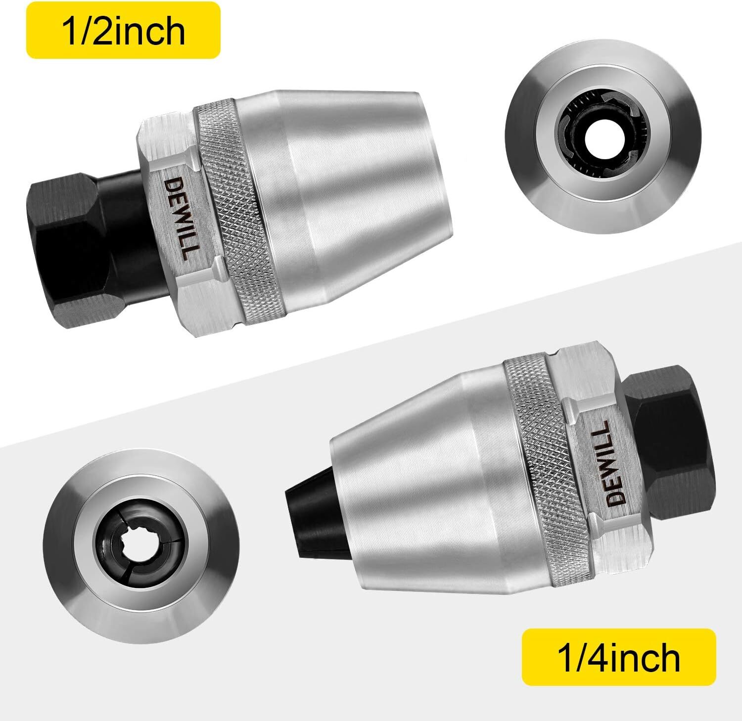 Broken Bolt Remover Stud Extractor Tool To Locks And Removes 1/4inch To 1/2inch
