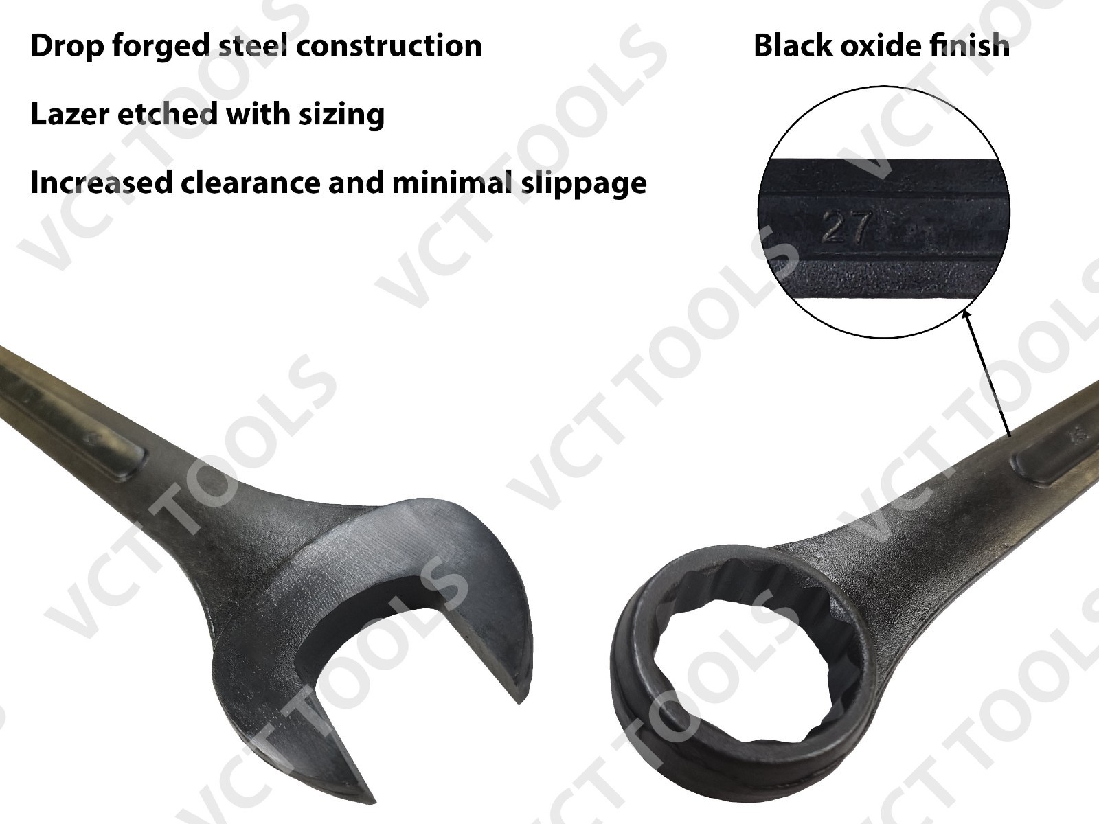 16‑Pc Metric Wrench Set 6–32mm | Heavy Duty Chrome Vanadium Combination
