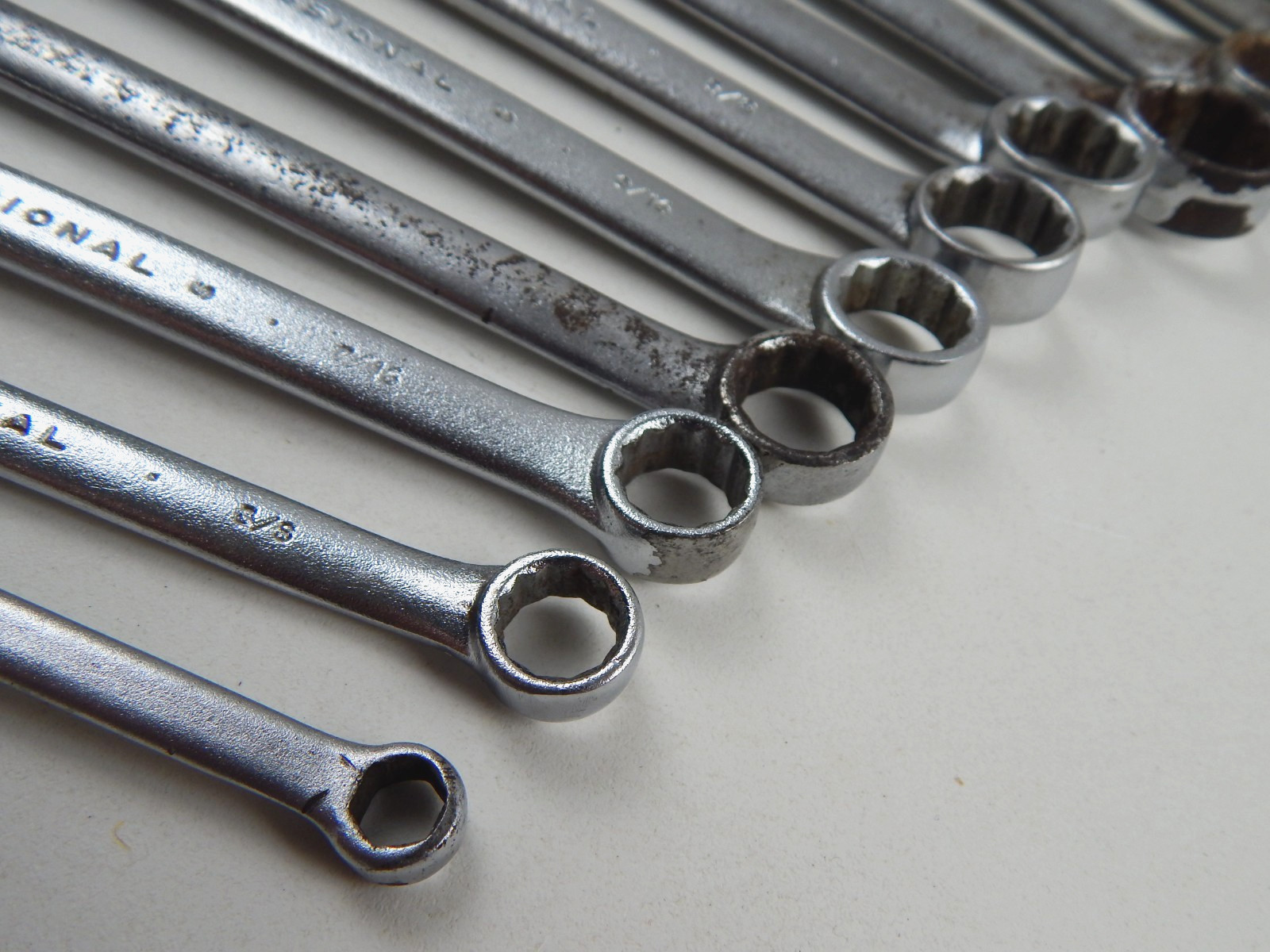 Proto & Challenger 1/4″ to 1-7/16″ 12 Point SAE Combination Wrench Set 15pc USA