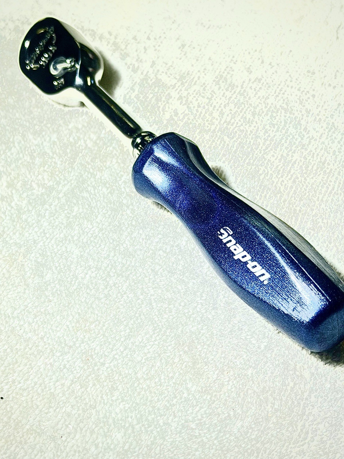 Snap-on THLD72 1/4″ Drive Ratchet Power Blue Dual 80 Long Hard Handle Fixed Head