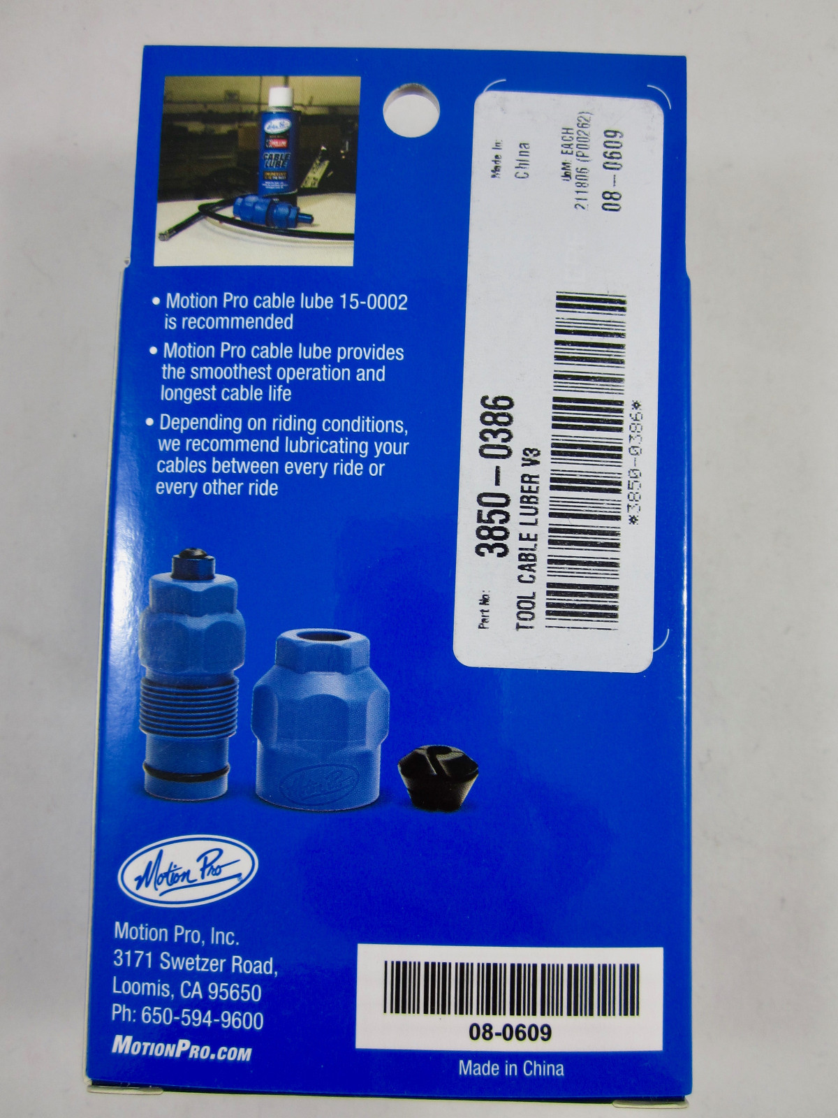 Motion Pro Cable Luber V3 08-0609 NEW