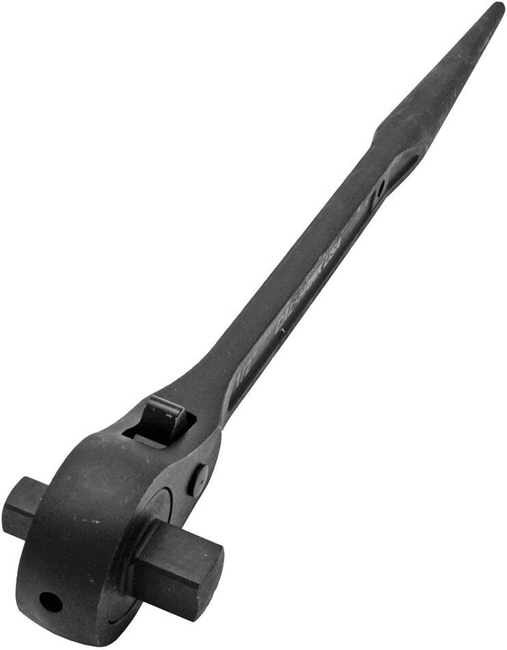 Dual Head Ratchet Wrench 3/8″ & 1/2″ Dr. 12-3/8″ L Reversible Dual Spun Ratchet