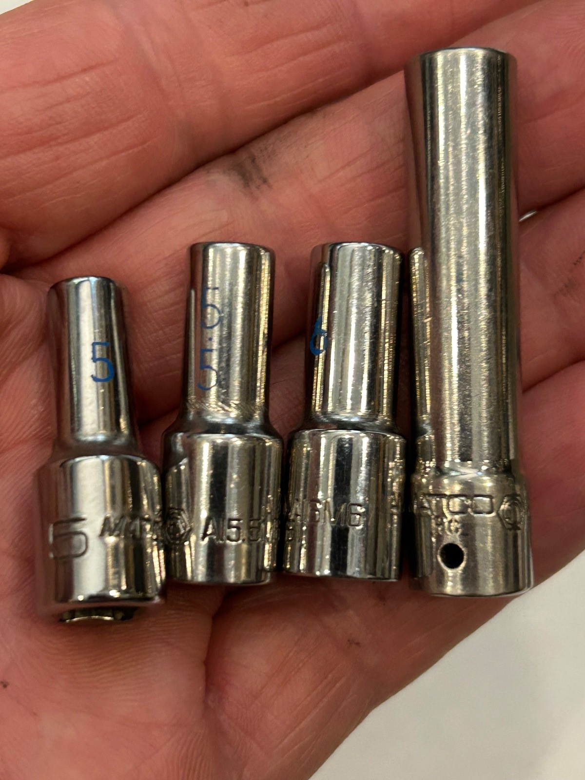 MATCO TOOLS SILVER EAGLE 1/4” Socket Set & MATCO Sockets-Starting Bid @ $57.50