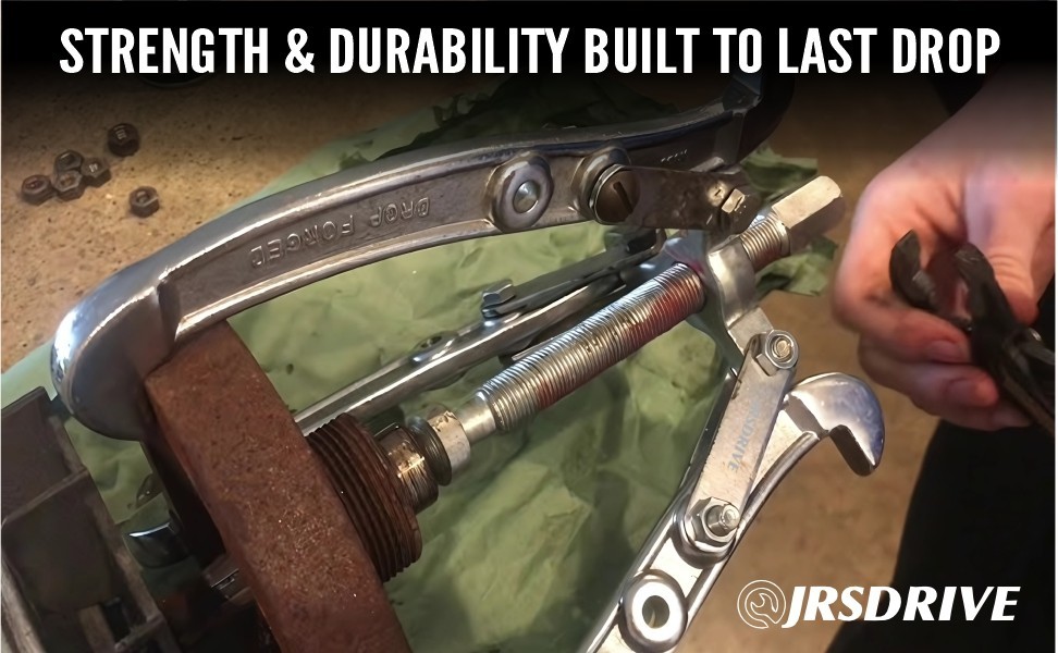 jrsdrive 3 leg Bearing Puller set of 3 pieces 3″, 4″ and 6″ drop forged steel