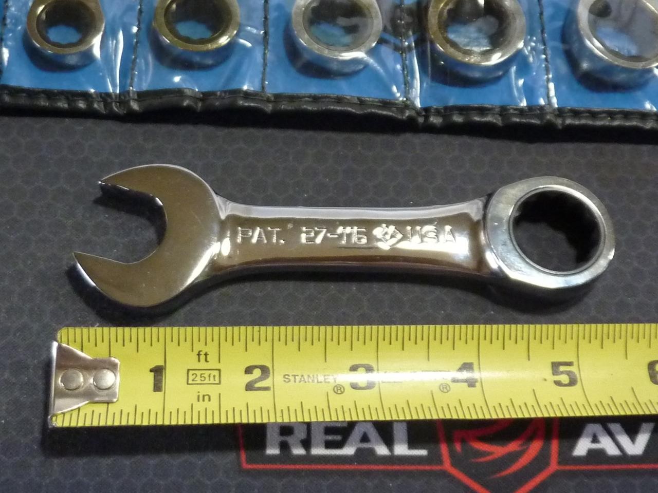 ARMSTRONG USA 7 PC. SAE STUBBY SHORT COMBO WRENCH SET 3/8″-3/4″ – FREE SHIP