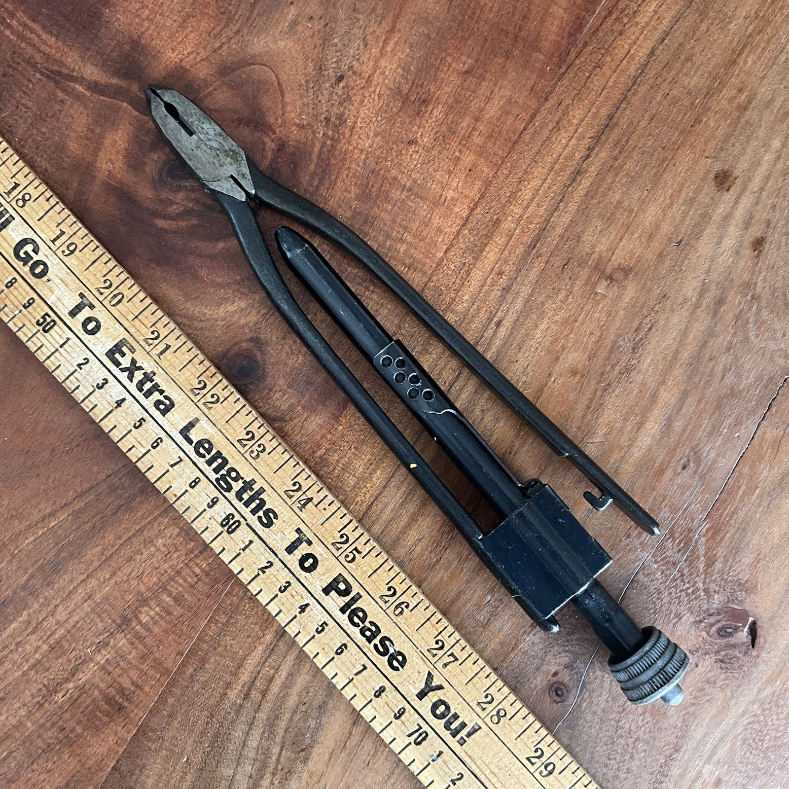 Vintage Safety Wire Twist Pliers Auto Return Aviation Tool