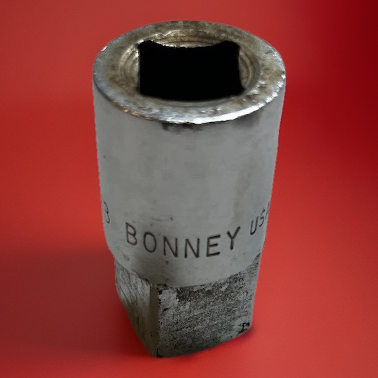 Bonney 4298 USA 1/2″ F to 3/4″ M Drive Socket Adapter Vintage