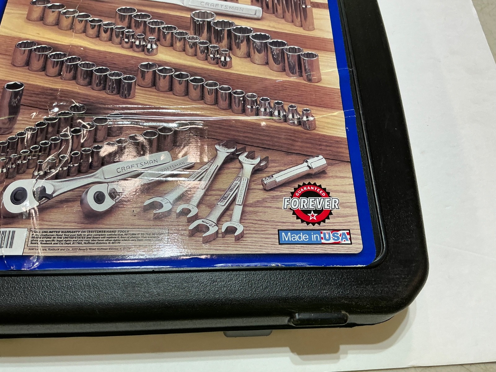 New Craftsman 101pc Metric & SAE Socket Set 1/4 3/8 1/2 Drive 33101 USA open box