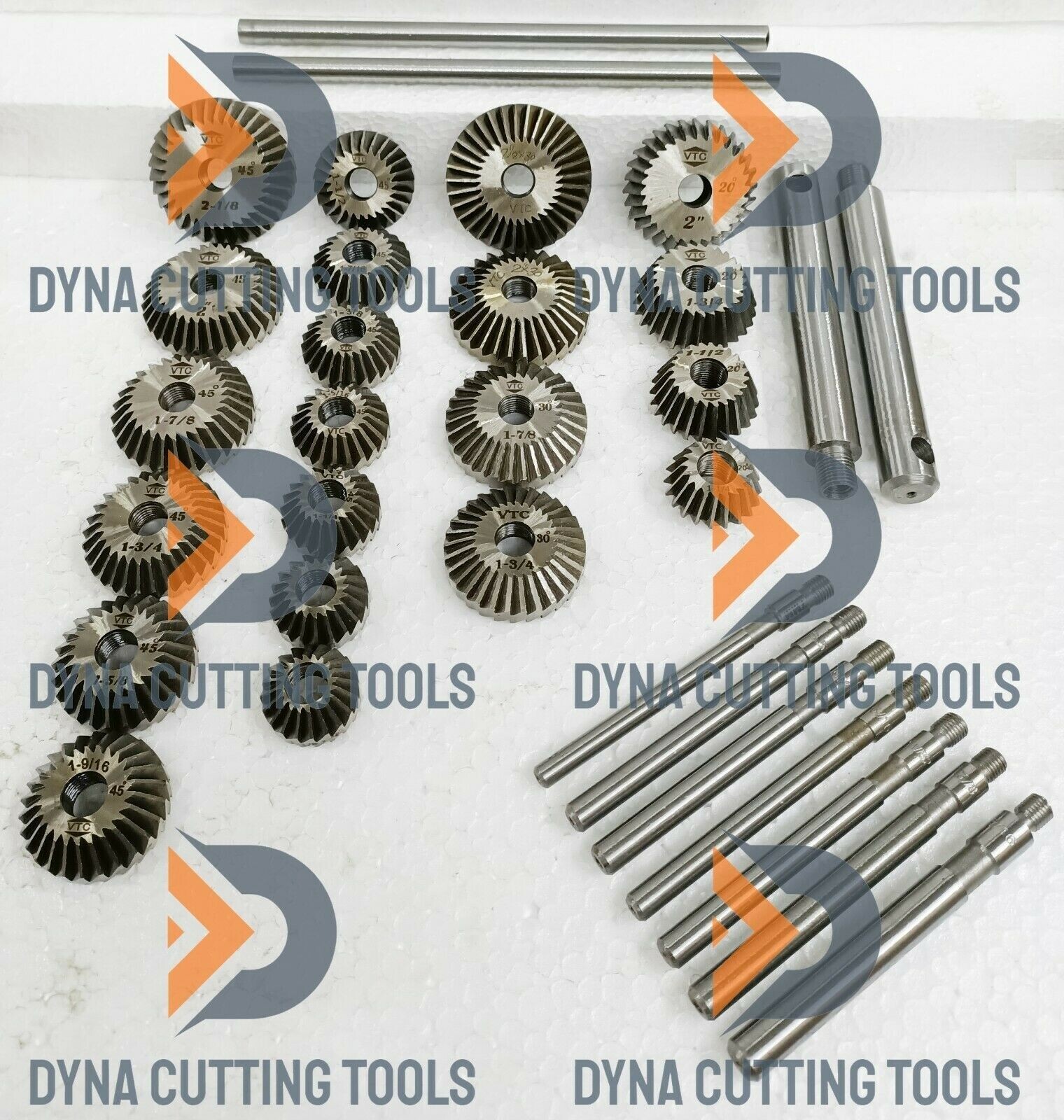 VALVE SEAT TOOL SET 21 PCS HIGH CARBON STEEL CUTTER FOR VINTAGE BLOCK HEADS