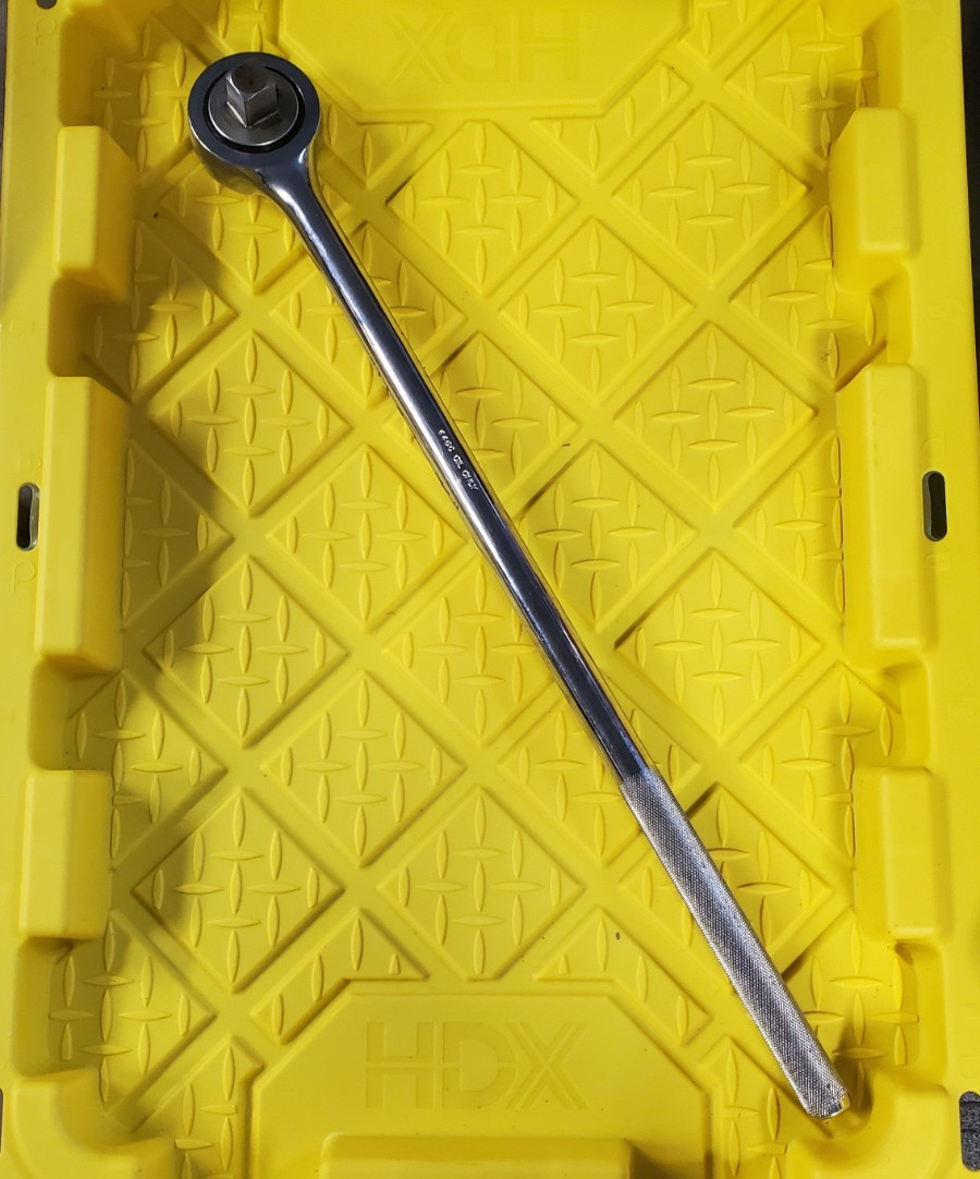 Wright Tools -3/4″Drive 24 inch long Ratchet Model 6400- name etched