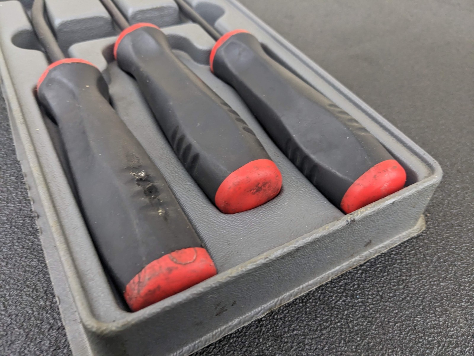 #bn816 Snap On Tools SGRHTLB3 3 Piece Radiator Hose Pick Set Red USA TOOLS