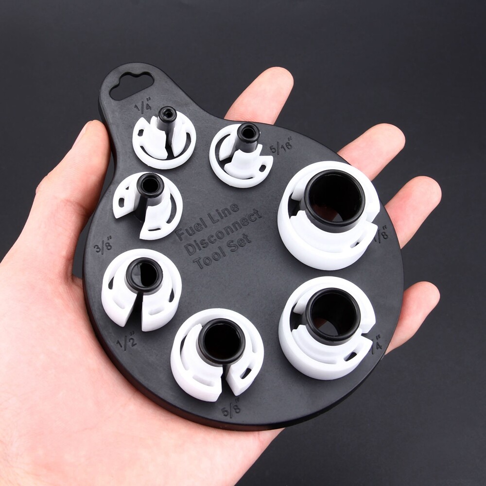 7Pcs Plastic Air Condition Quick Disconnect Tool Set 1/4″ to 7/8″ Black/White