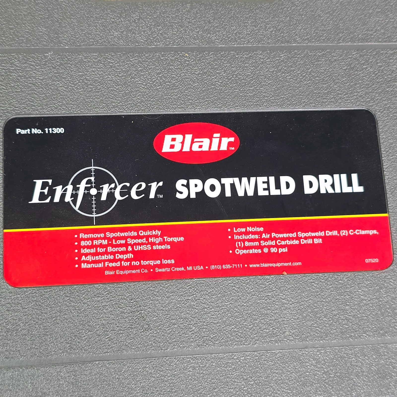 Blair Equipment Co Inc 11300 Enforcer Spotweld Drill Open Box