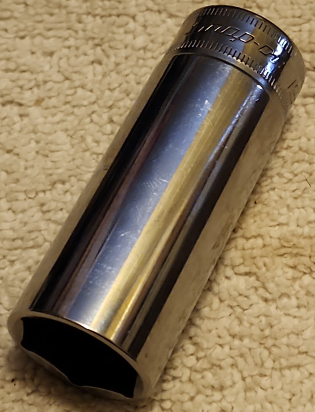 Snap On SFSM19 3/8 Drive Metric 19 mm 6 Point Deep Socket usa