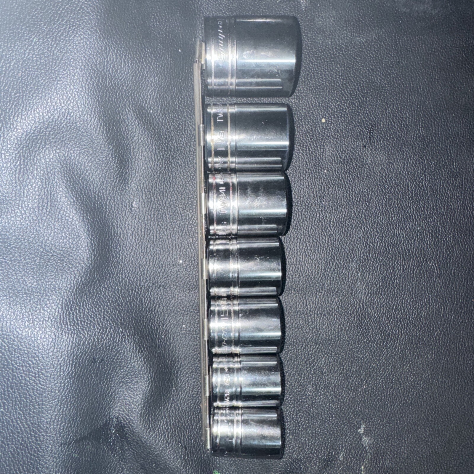 Snap On Sockets 6 Pt 1/2 Drive. 1-1/4,1-1/8,1-1/16,1,15/16,7/8,13,16