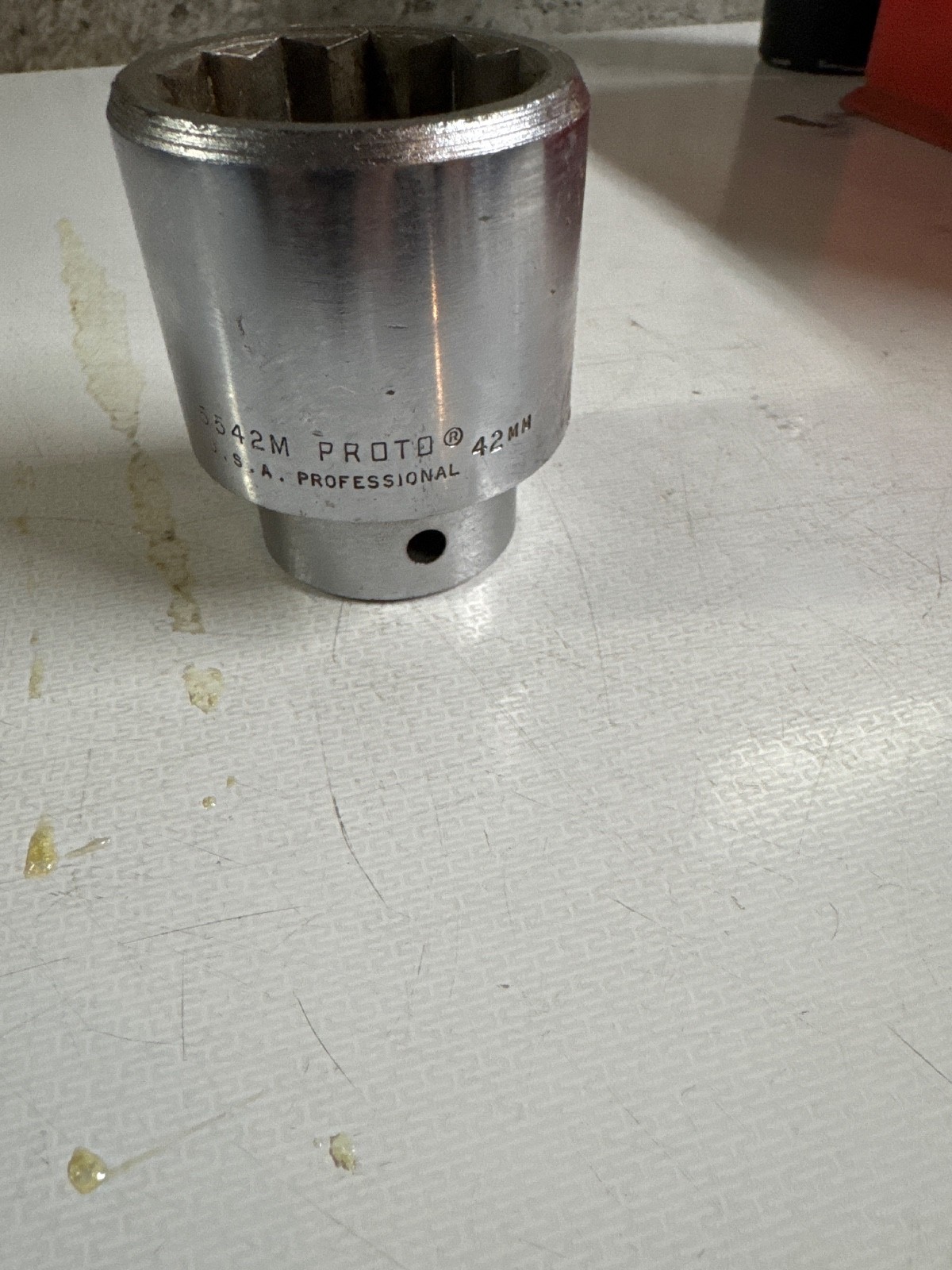 PROTO 42mm 3/4″ DRIVE 12 POINT METRIC SOCKET PROFESSIONAL 5542-M USA MADE CHROME