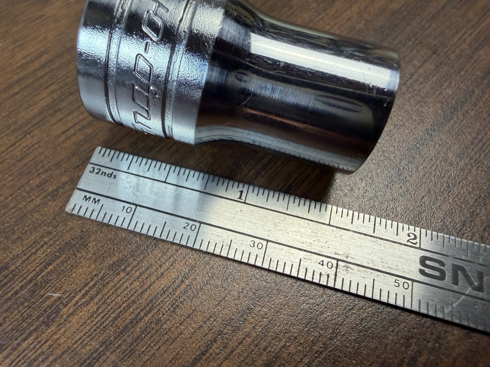 Snap-on Tools SW412 – 3/8″ Double Square Chrome Socket 1/2″ Drive 8pt USA