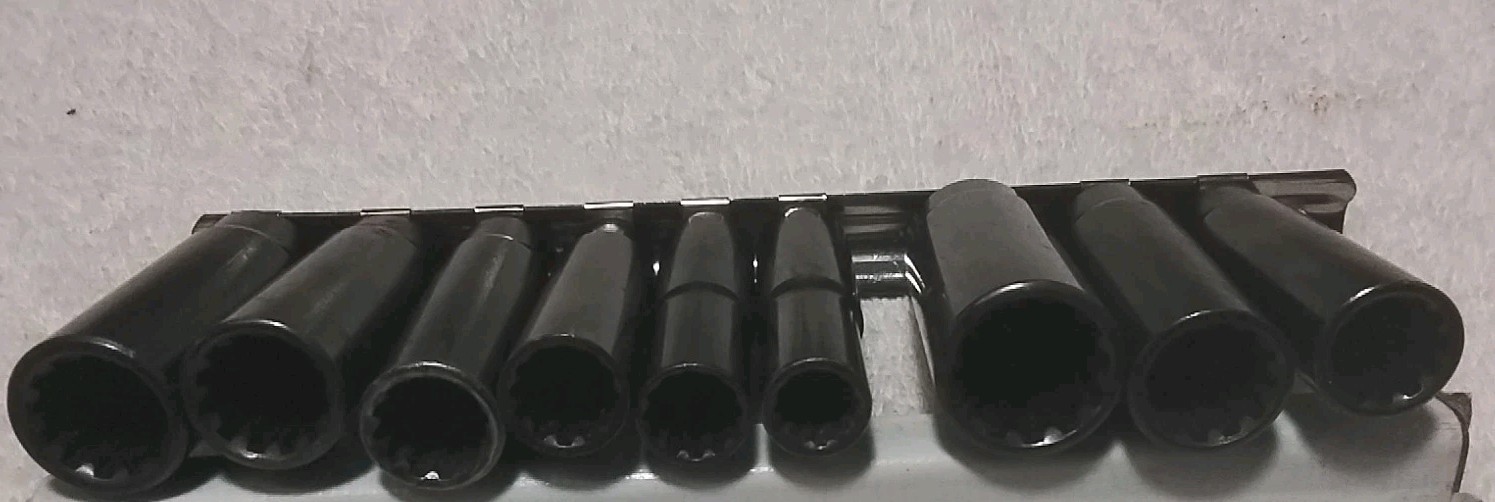 14PC DURALAST 3/8″ DRIVE SPLINE DRIVE SAE-METRIC DEEP/ SHALLOW IMPACT SOCKET SET
