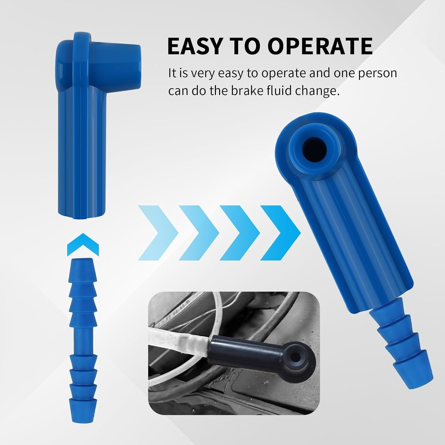 Quick Change 5PCS Brake Bleeder Connectors – Compatible with Most Vehicles
