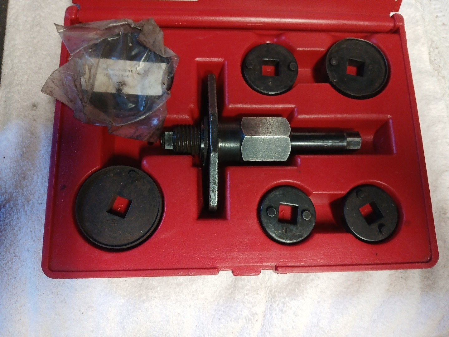 Blue-Point Tools Universal Brake Caliper Tool Set YA8525, 7 Pc With Case
