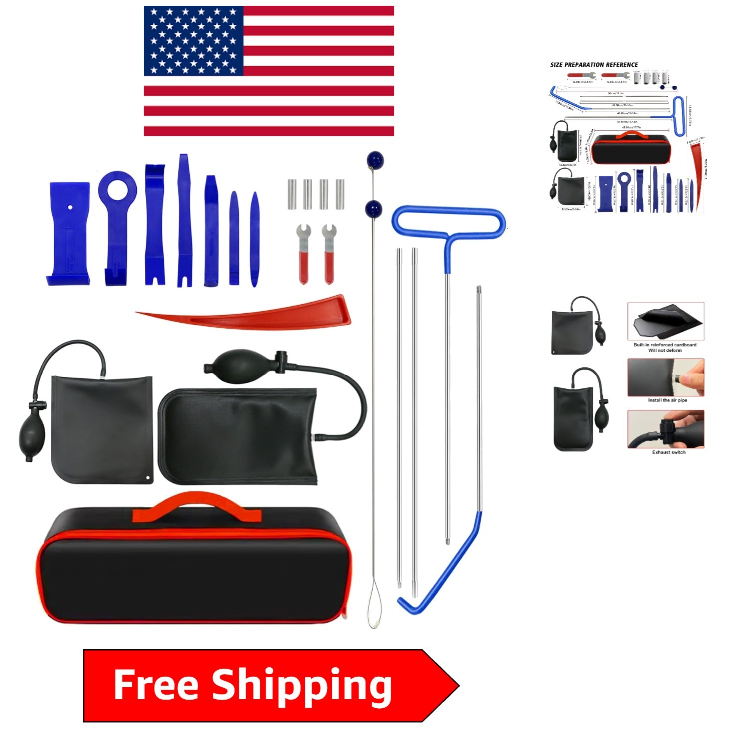 22-Piece Heavy-Duty Automotive Repair Kit for Efficient Vehicle Maintenance